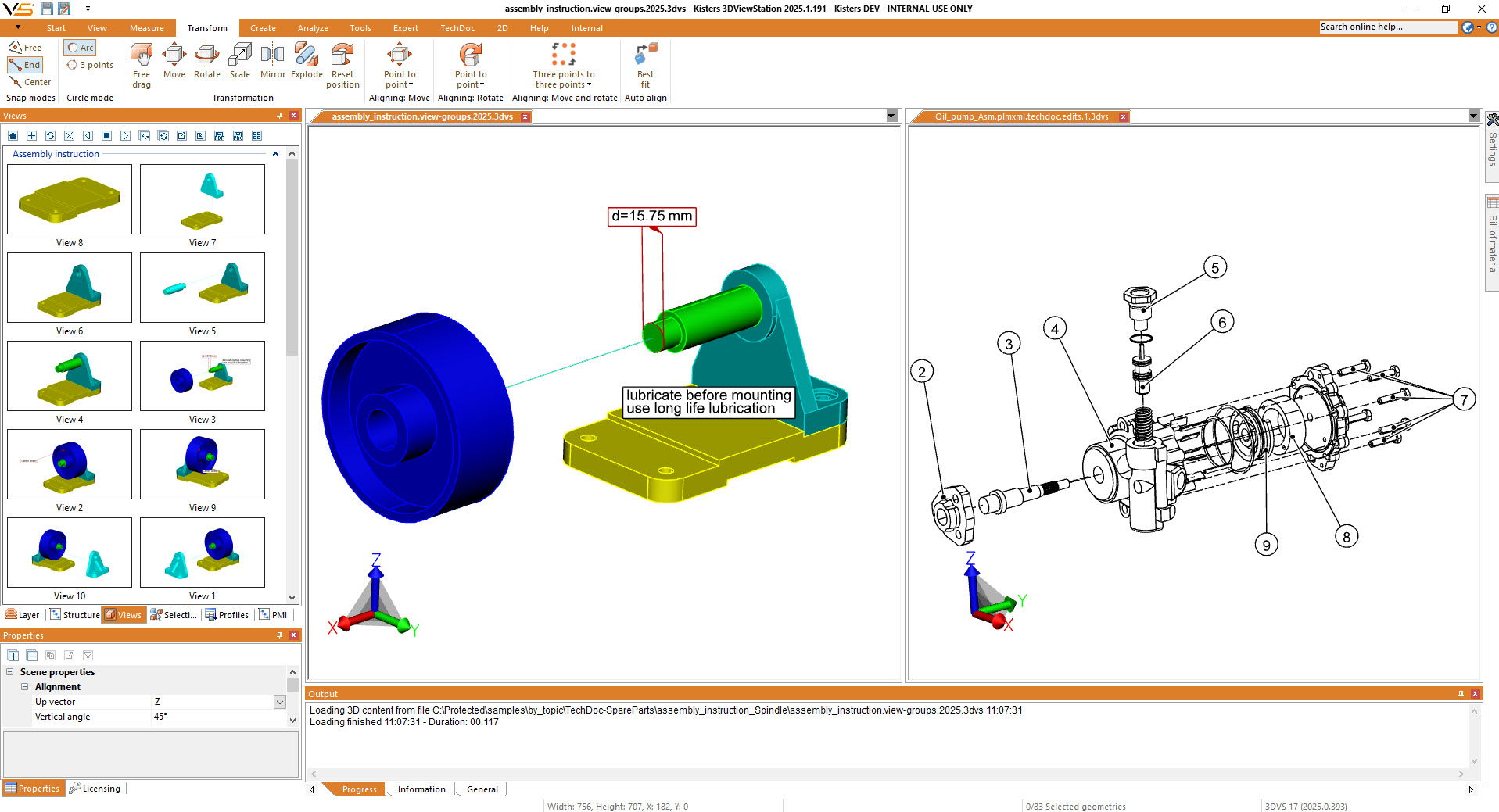 3D Arbeitsanleitungen mit der Kisters 3DViewStation