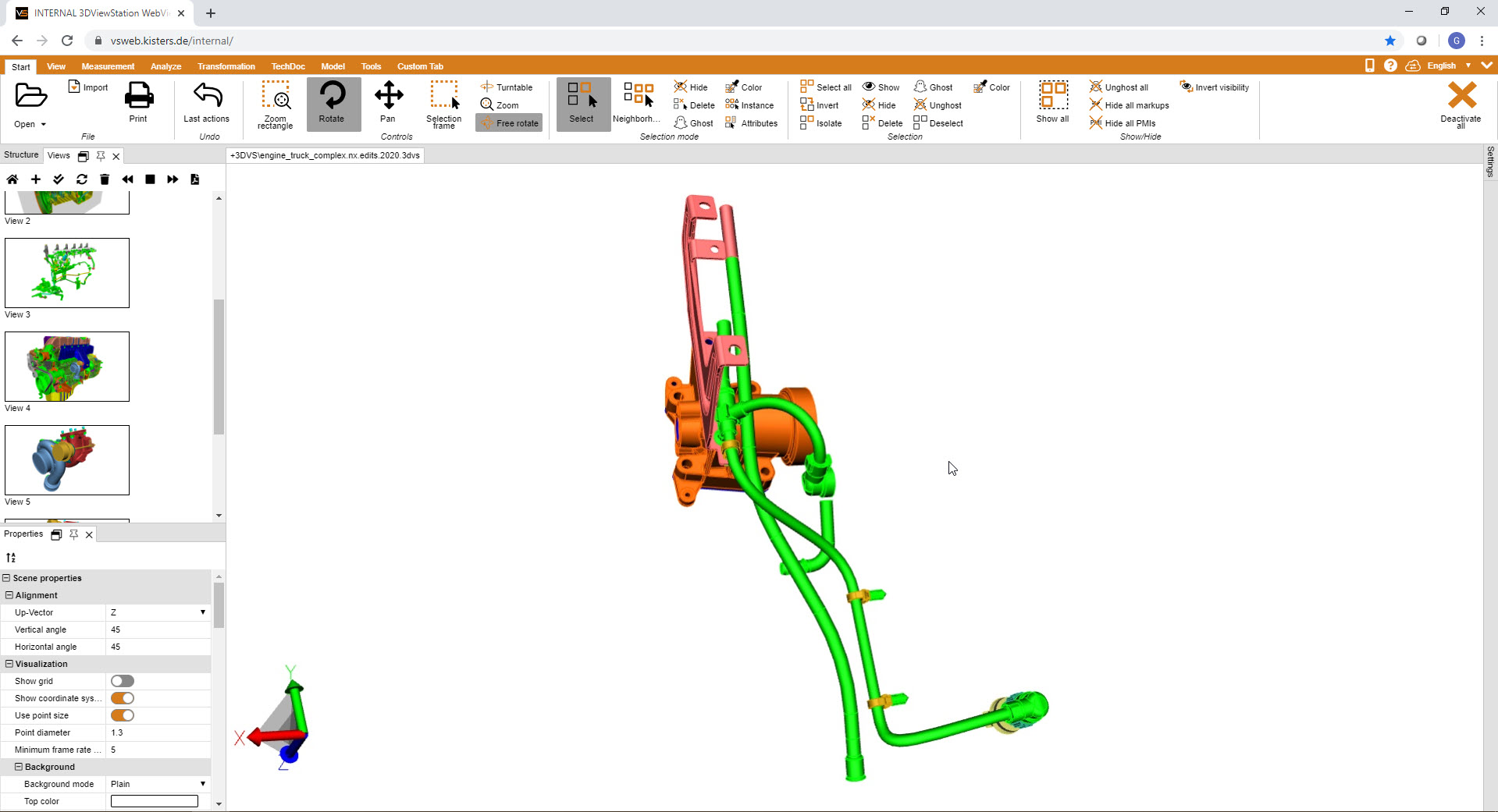 3DViewStation Neighborhood Search Linear Distance Result 3DViewStation Neighborhood Search Linear Distance Result