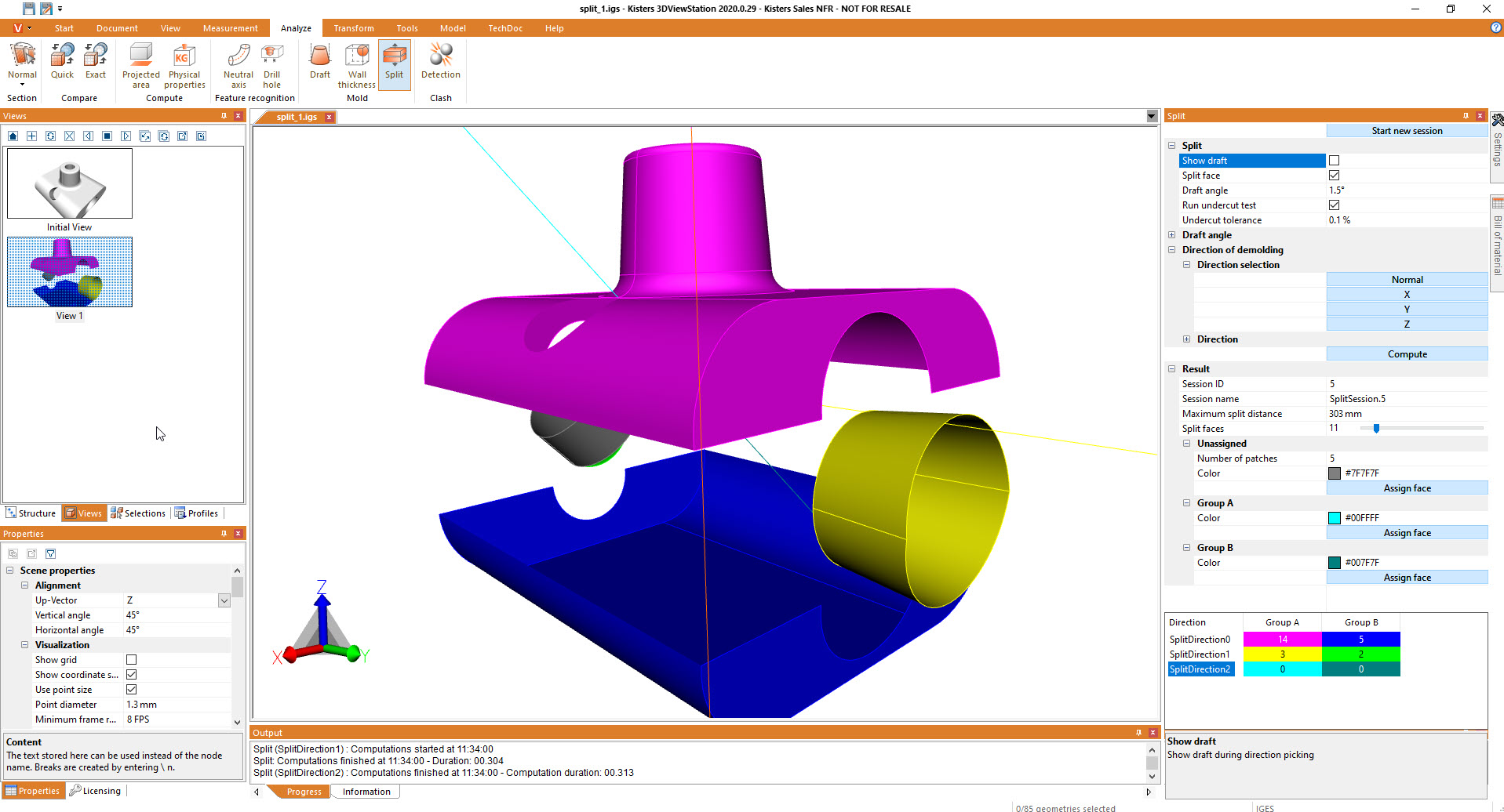 3DViewStation split 3DViewStation split