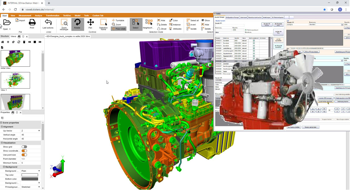 Deutz truck engine configurator