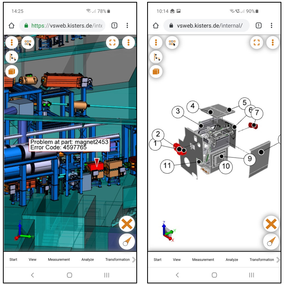 Add 3D to your mobile after sales app for your technicians Add 3D to your mobile after sales app for your technicians
