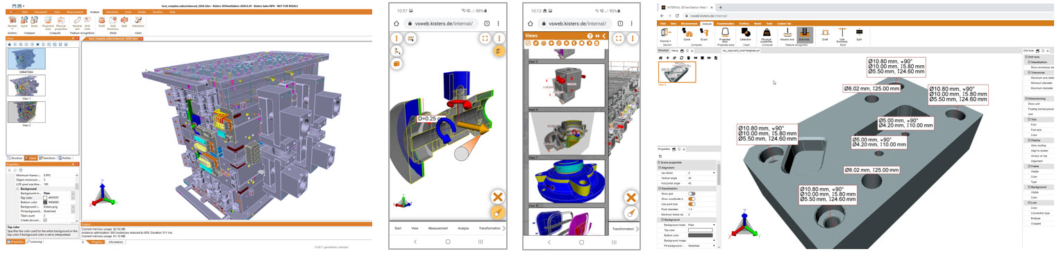 3DViewStation with mechanical engineering