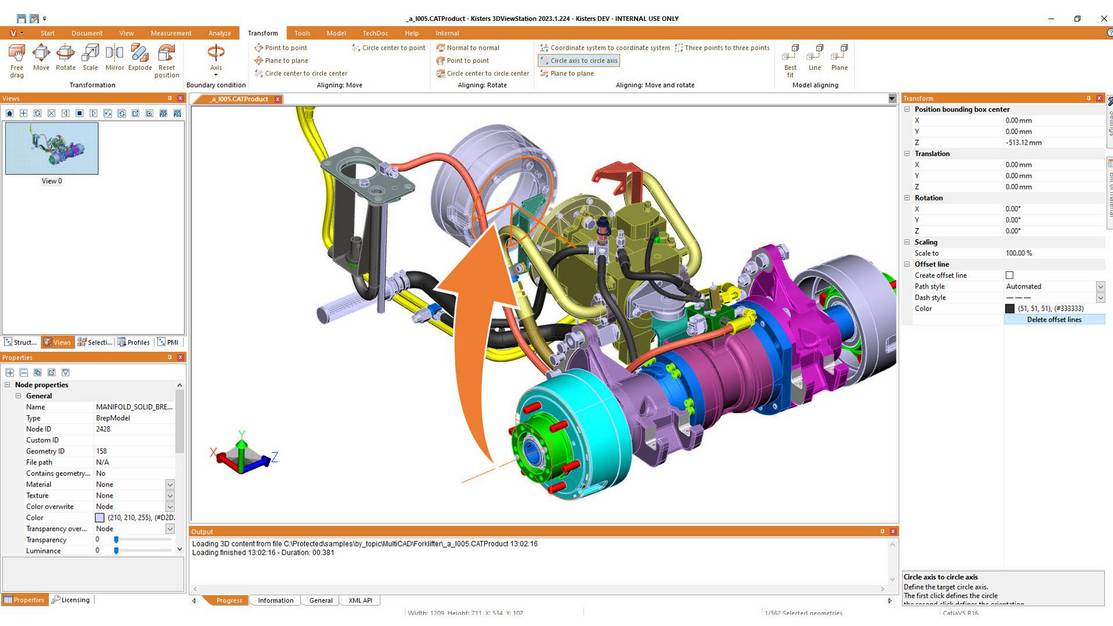 3DViewStation Transformation Preview