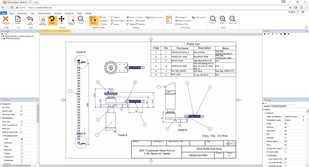 3DViewStation WebViewer 2D